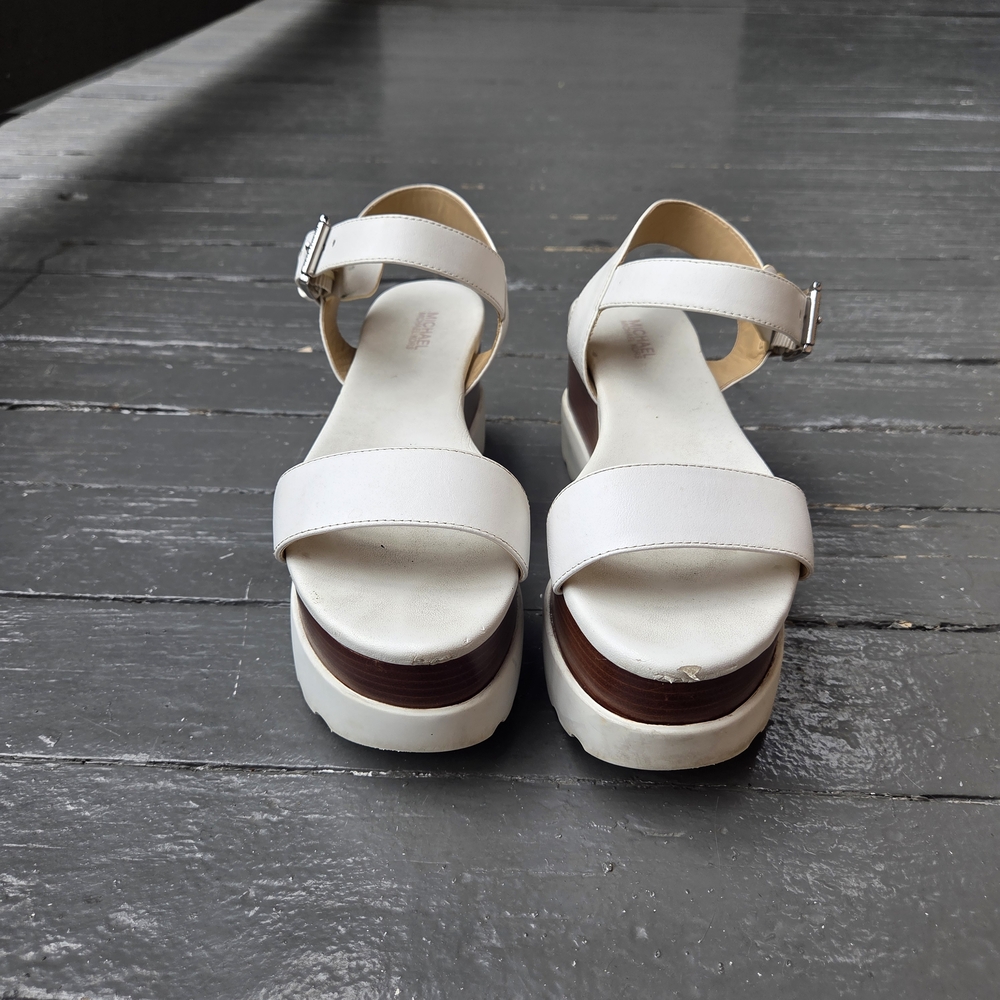 Women's White Platform Sandals